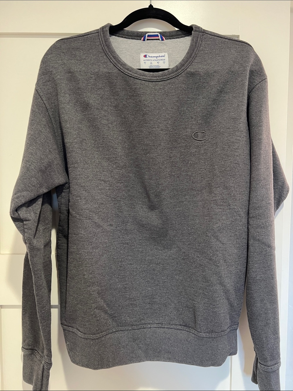 Champion Men’s Crewneck Sweatshirt - Charcoal Gray
